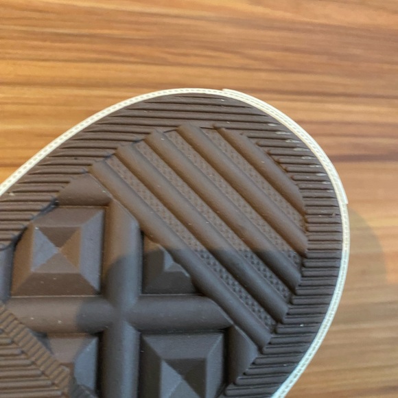 Converse Tan High-Tops with White Accents - Picture 5 of 6